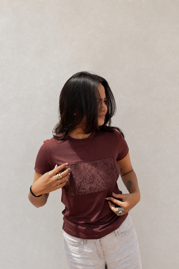 constellation block tee