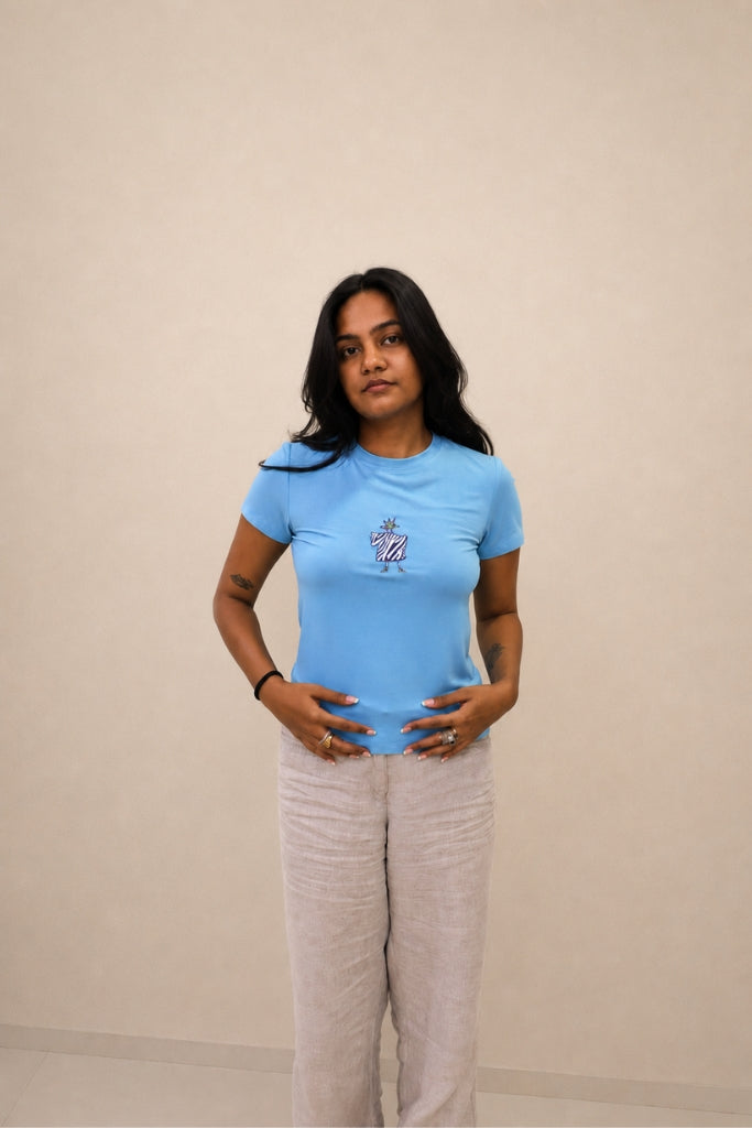 blue pippa tee